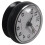 3pcs 7cm Waterproof Kitchen Bathroom Shower Clock Suction Cup Sucker Wall Black 5