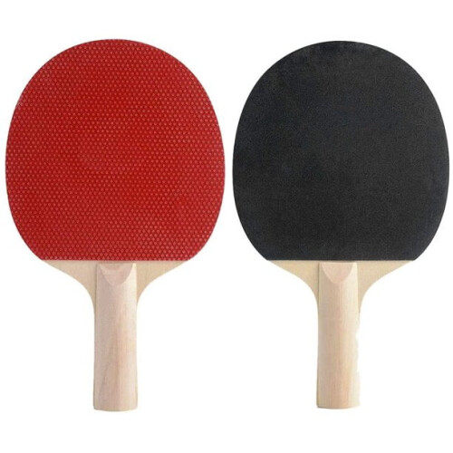 Ping Pong Paddle Set with 3 Balls Soft Sponge Rubber 2 1