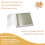 Champagne Silver Leaf Foil Sheets 3.15x3.35in 100 pcs 3