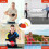 Ping Pong Paddle Set with 3 Balls 2-Piece Soft Sponge Rubber 6