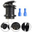 Phone Charging Socket ABS Black Dual USB Port 4.2A 6