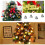 Mini Christmas Tree 60cm with LED Lights and Ornaments 2