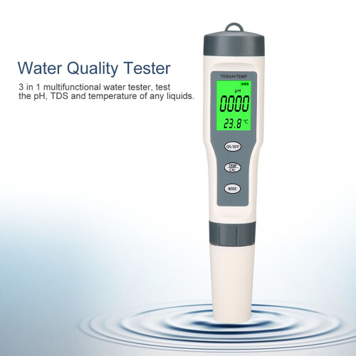 3-in-1 Portable TDS pH Temp Water Quality Tester 2