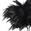 Feather shawl shoulder wrap cape black one piece 3