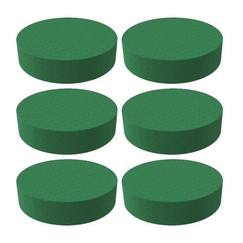 Green Floral Wet Foam Table Ornament Base 6 pcs 2