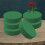 Green Floral Wet Foam Table Ornament Base 6 pcs 6