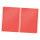 PVC translucent sheet red A4 2 pcs 2
