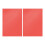 PVC translucent sheet red A4 2 pcs 3