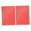 PVC translucent sheet red A4 2 pcs 4