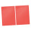 PVC translucent sheet red A4 2 pcs 5