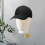 Mannequin Head Wall Mount Wig Holder Beige Velvet 7