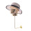 Wall Mount Mannequin Head Display Stand Gold 7