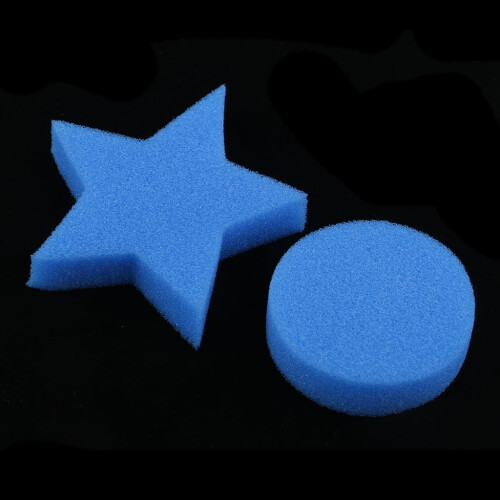 Sponge Painting Brushes Assorted Shapes 18 Pack 2