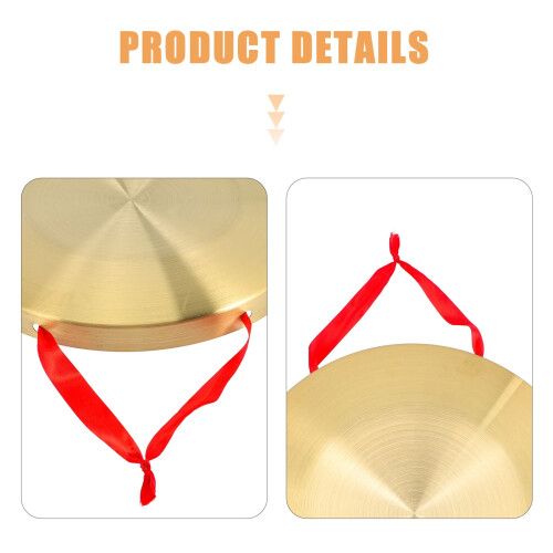 Loud Gong Golden Copper 1 Set 12.6x12.6x1 Inch 2