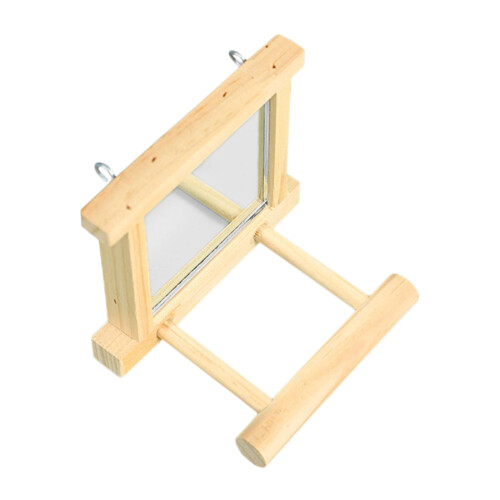 Parakeet Mirror Toy for Bird Cage - 1 Piece 2