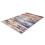 Square Area Rug Retro Abstract Design Washable Non-Slip 6