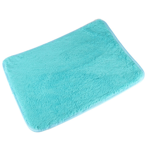 Fluffy anti-slip area rug square soft machine washable 1