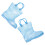 Boys Rain Boots Sky Blue PVC Waterproof 1 Pair 5