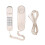 DCENTA Wall-Mount Mini Corded Landline Phone White 4