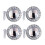 Rhinestone Cabinet Pull Knob White Dresser Handle 4