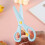 Plastic Safety Scissors Rounded Tip 5.3 Inch Multicolor 5