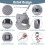 Cat Harness and Leash Set Adjustable Vest with Reflective 3