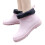 Women's Non-Slip Rain Boots Cotton-Lined Waterproof Rubber 3