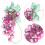Lampshade Lantern Grape Pendant Purple 50x5x4cm 7