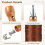 Leather Sewing Awl Kit Wood Handle 13-Piece 4