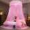 Dome Net Princess Bed Ceiling Mount Foldable Ruffled 2