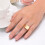 Wedding Ring Stainless Steel Square Band for Men Silver 2