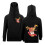 Boys Printed Hooded Sweatshirt Zipper Front Pocket 4