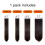 直发接发片 暗棕色 18/24英寸 4片装 260克 3