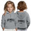 Boys Letter Print Pullover Zip Hoodie with Pockets 2