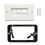 Wall Plate Bracket for Cable Pass-Through Single Gang 8