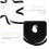 Ponytail Hair Wire Black PU Adjustable Length 1 Pack 2