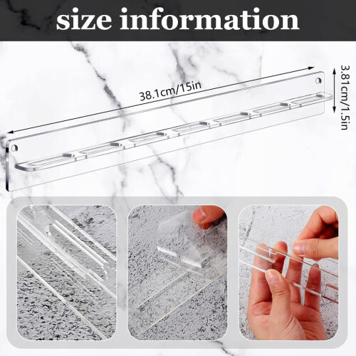 Acrylic Sunglasses Organizer Wall Mounted Rack 2