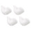 Foam Hen Mould White 14cm 4 pcs 5