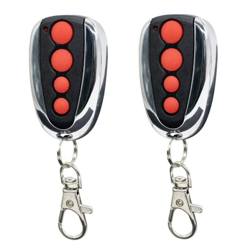 2pcs for Steel  ZT-07 SD800 Garage Door Remote Control 433.92Mhz Rolling Code 4 Buttons Replacement Gate Transmitter