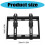 TV Wall Mount for 14-43 Inch TVs Rotating Tilt Bracket 5