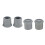 Rubber Hiking Pole Tips 25mm 4 Pcs 6