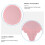 Hand Held Mirror Retro Handle Portable Ergonomic Travel 2 5