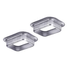 Aluminum K-Style Rainwater Transition Outlet 2 pcs