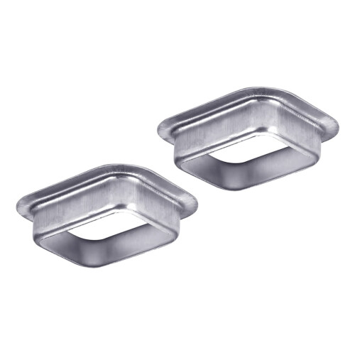 Aluminum K-Style Rainwater Transition Outlet 2 pcs
