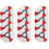 Microfiber Spin Mop Replacement Heads Red 12-Pack 1