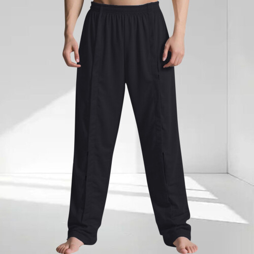 Men's Quick-Dry Healthcare Pants with Hook-and-Loop Closure