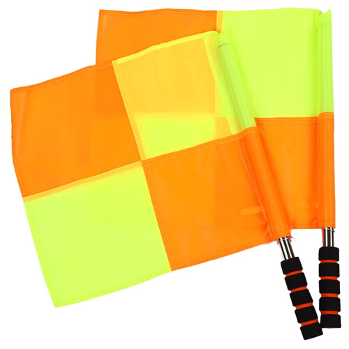 Competition Referee Flag Waterproof Fabric 2 pcs