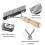 Dog Undercoat Rake with Wood Handle and Steel Teeth 5