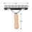 Dog Undercoat Rake with Wood Handle and Steel Teeth 6