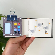 Pocket Watercolor Travel Set Portable Palette Kit 2025